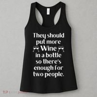Funny Wine Saying Joke Meme Pun-Unique Fun Gifts Wine Lovers  Women's Tank Top thumb 3