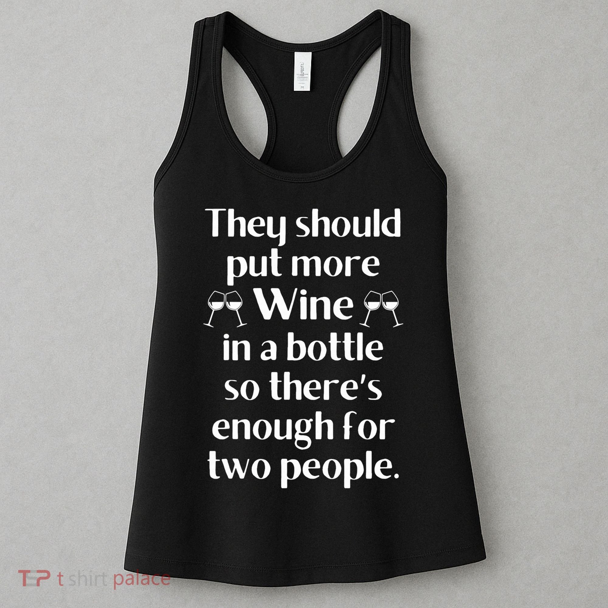 Funny Wine Saying Joke Meme Pun-Unique Fun Gifts Wine Lovers  Women's Tank Top