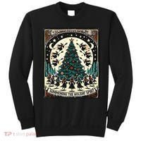 Funny Witches Summoning The Holiday Spirit Spooky Christmas Sweatshirt thumb 0