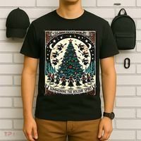 Funny Witches Summoning The Holiday Spirit Spooky Christmas T-Shirt thumb 6