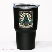 Funny Witches Summoning The Holiday Spirit Spooky Christmas Tumbler thumb 0