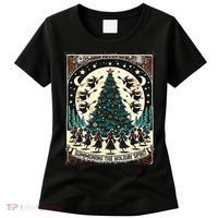 Funny Witches Summoning The Holiday Spirit Spooky Christmas Women's T-Shirt thumb 0