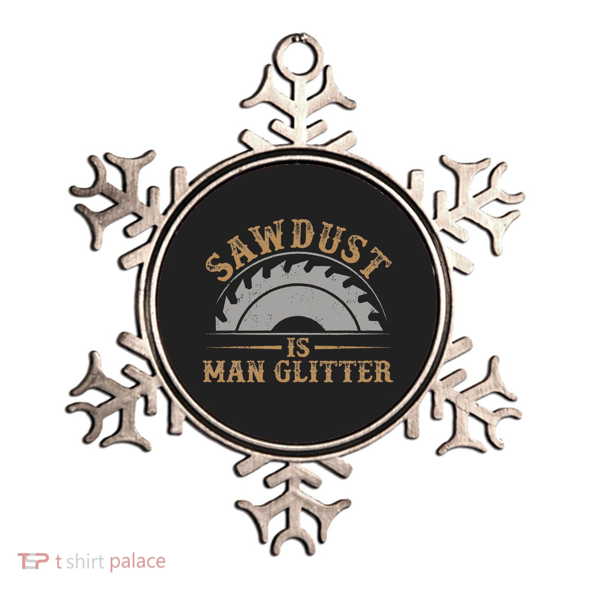 Funny Woodworking Sawdust Glitter for Carpenter Ornament