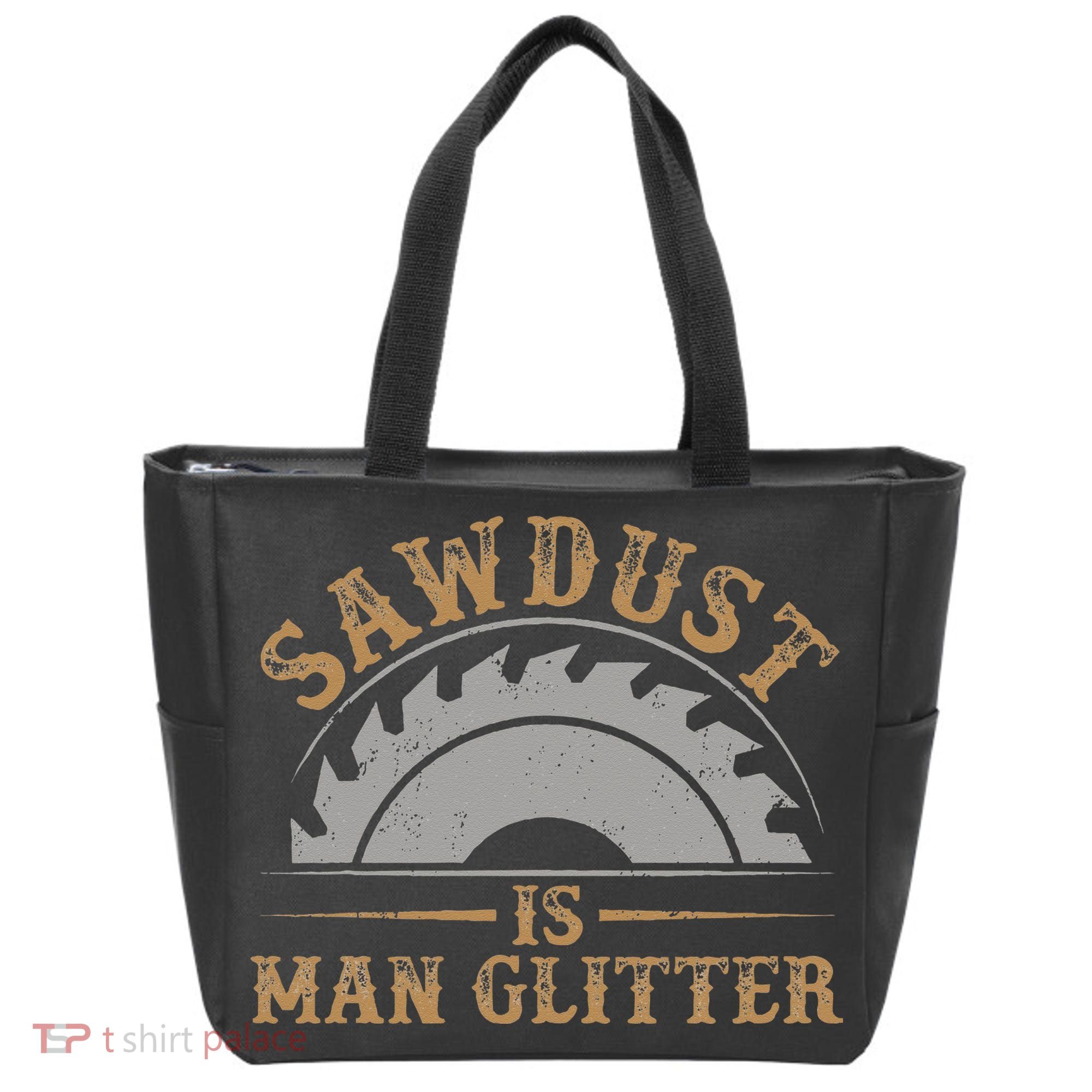 Funny Woodworking Sawdust Glitter for Carpenter Tote Bag