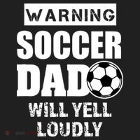 Funny Warning Soccer Dad Will Yell Loudly Tumbler thumb 3