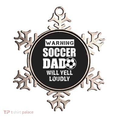 Funny Warning Soccer Dad Will Yell Loudly Ornament