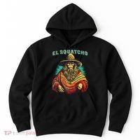 Funny Western Sasquatch Poncho Hoodie thumb 0
