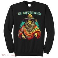 Funny Western Sasquatch Poncho Sweatshirt thumb 0