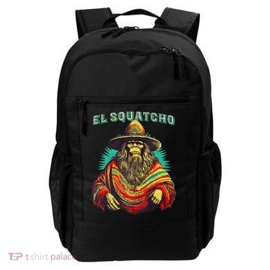 Funny Western Sasquatch Poncho Backpack