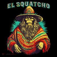 Funny Western Sasquatch Poncho Kids Sweatshirt thumb 2