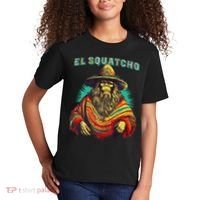 Funny Western Sasquatch Poncho Kids T-Shirt thumb 2