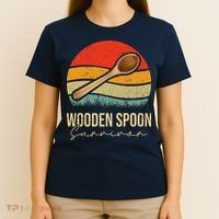 Funny Wooden Spoon Survivor Meme Vintage Retro T-Shirt thumb 4