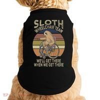 Funny Wheelchair Saying Humor Handicap People Sloth Doggie Tank thumb 0