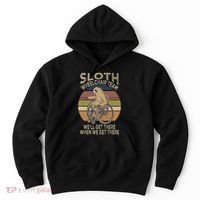 Funny Wheelchair Saying Humor Handicap People Sloth Hoodie thumb 0