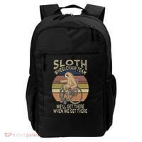 Funny Wheelchair Saying Humor Handicap People Sloth Backpack thumb 0