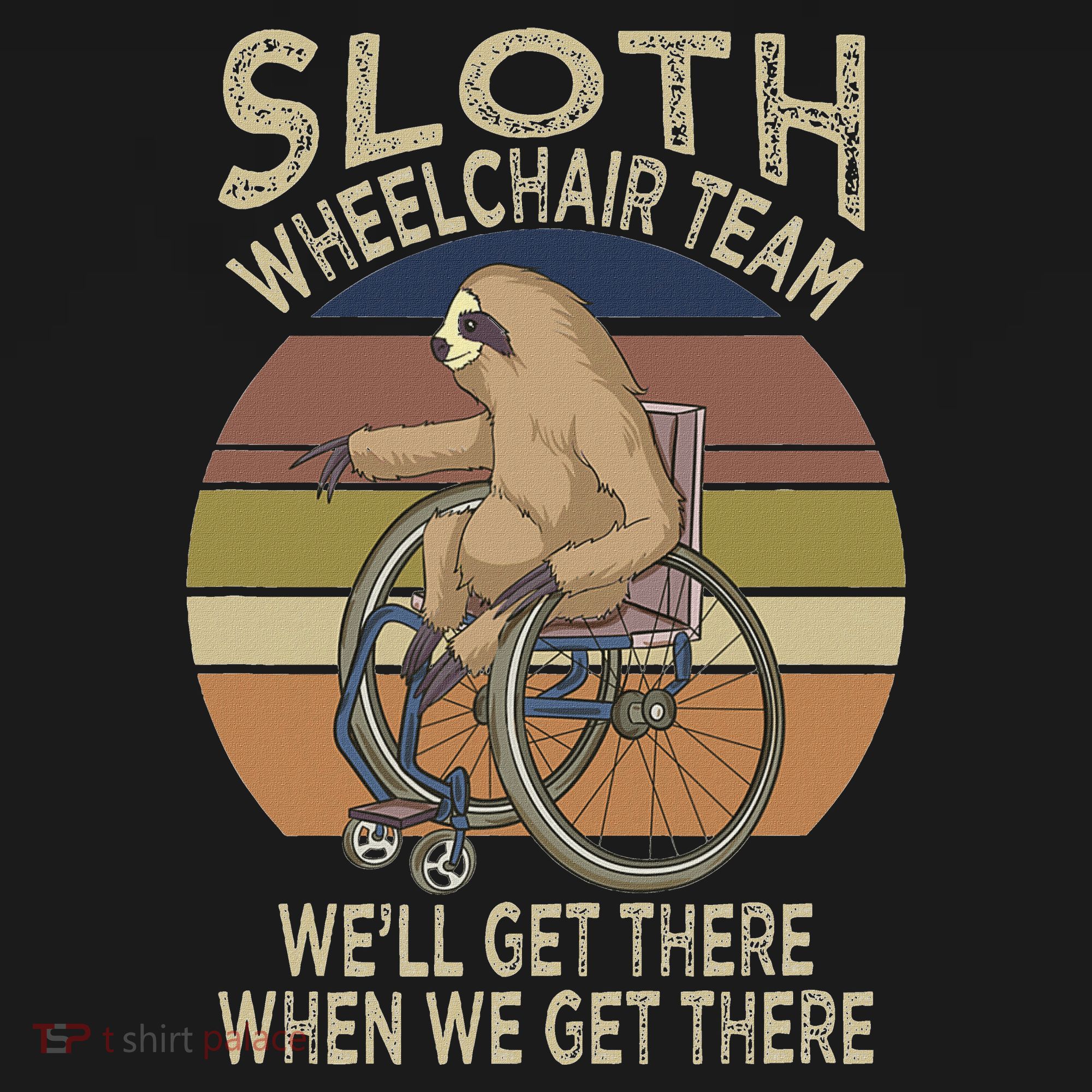 Funny Wheelchair Saying Humor Handicap People Sloth Women's Hoodie