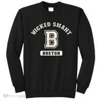 Funny Wicked Smaht Boston Massachusetts Sweatshirt thumb 0