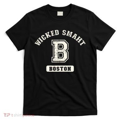 Funny Wicked Smaht Boston Massachusetts T-Shirt