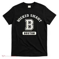Funny Wicked Smaht Boston Massachusetts T-Shirt thumb 0