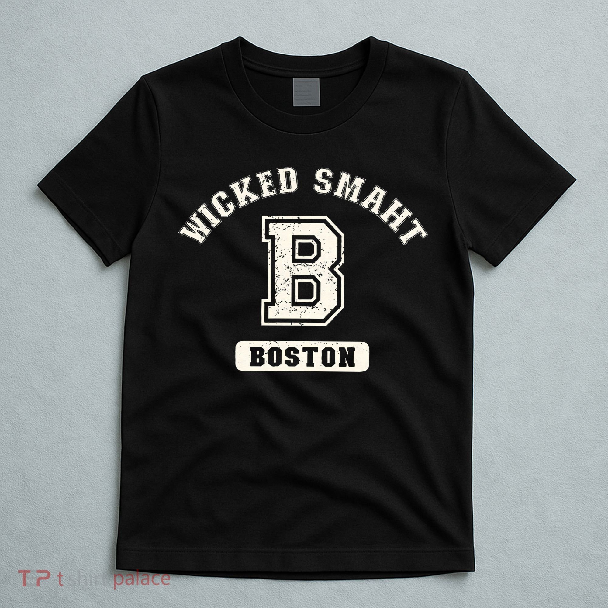 Funny Wicked Smaht Boston Massachusetts T-Shirt