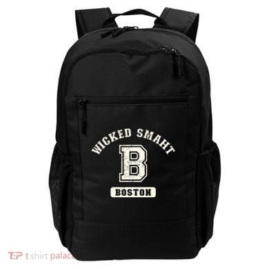 Funny Wicked Smaht Boston Massachusetts Backpack