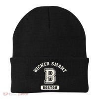 Funny Wicked Smaht Boston Massachusetts Beanie thumb 0