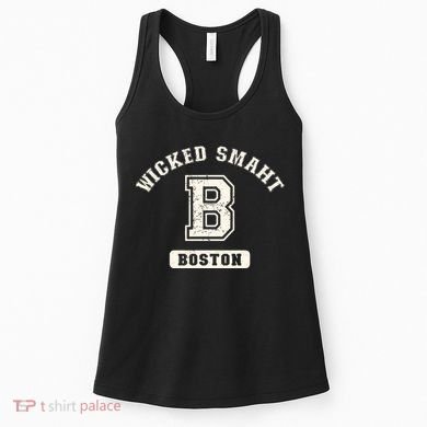 Funny Wicked Smaht Boston Massachusetts Women's Tank Top