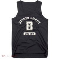 Funny Wicked Smaht Boston Massachusetts Tank Top thumb 0
