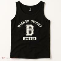 Funny Wicked Smaht Boston Massachusetts Tank Top thumb 2