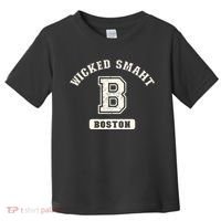 Funny Wicked Smaht Boston Massachusetts Toddler T-Shirt thumb 0