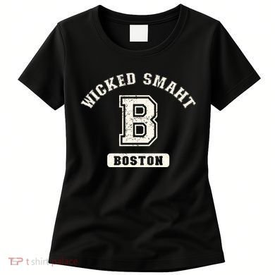 Funny Wicked Smaht Boston Massachusetts Women's T-Shirt