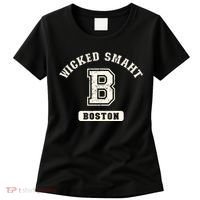 Funny Wicked Smaht Boston Massachusetts Women's T-Shirt thumb 0