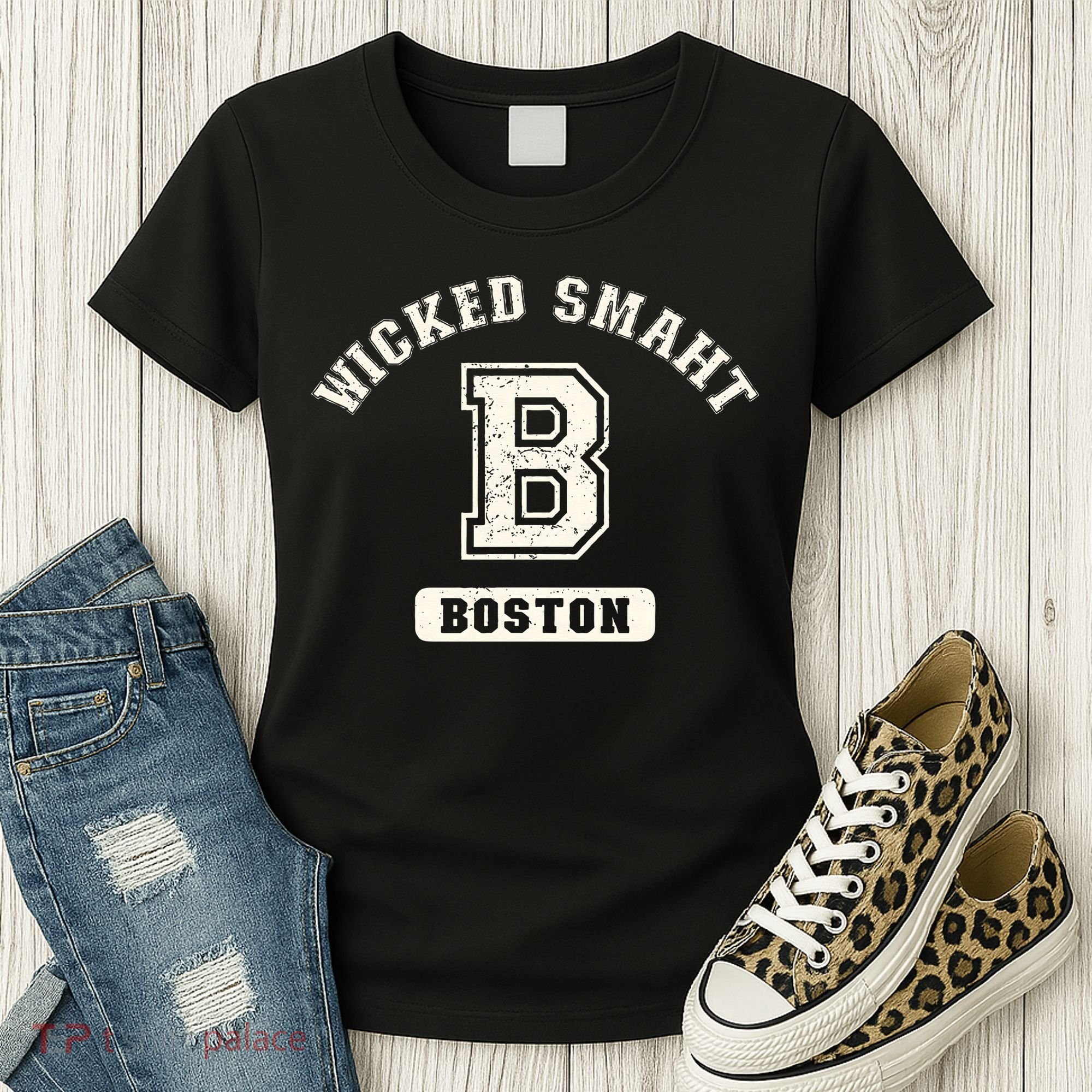 Funny Wicked Smaht Boston Massachusetts Women's T-Shirt