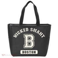Funny Wicked Smaht Boston Massachusetts Tote Bag thumb 0