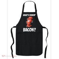 Funny What's Shakin' Bacon For Men Women Meat Eater BBQ Apron thumb 0