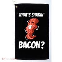 Funny What's Shakin' Bacon For Men Women Meat Eater BBQ Golf Towel thumb 0
