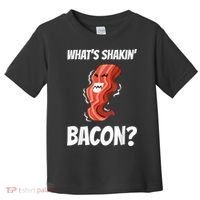 Funny What's Shakin' Bacon For Men Women Meat Eater BBQ Toddler T-Shirt thumb 0