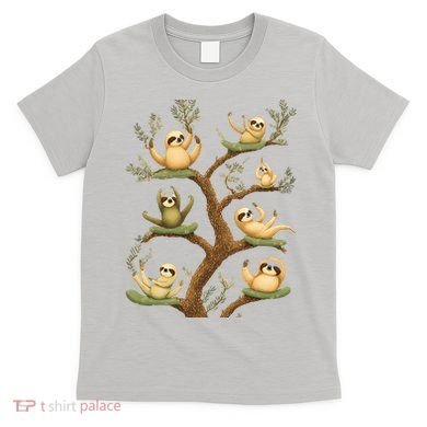 Funny Whimsical Sloth Lover Design Cute Gift T-Shirt