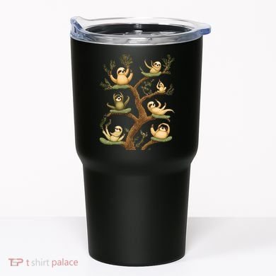 Funny Whimsical Sloth Lover Design Cute Gift Tumbler