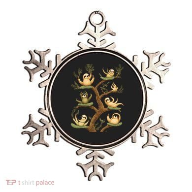 Funny Whimsical Sloth Lover Design Cute Gift Ornament