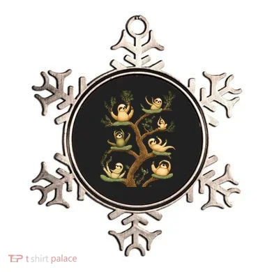 Funny Whimsical Sloth Lover Design Cute Gift Ornament