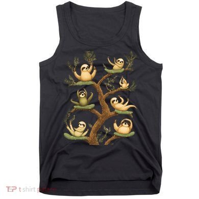 Funny Whimsical Sloth Lover Design Cute Gift Tank Top