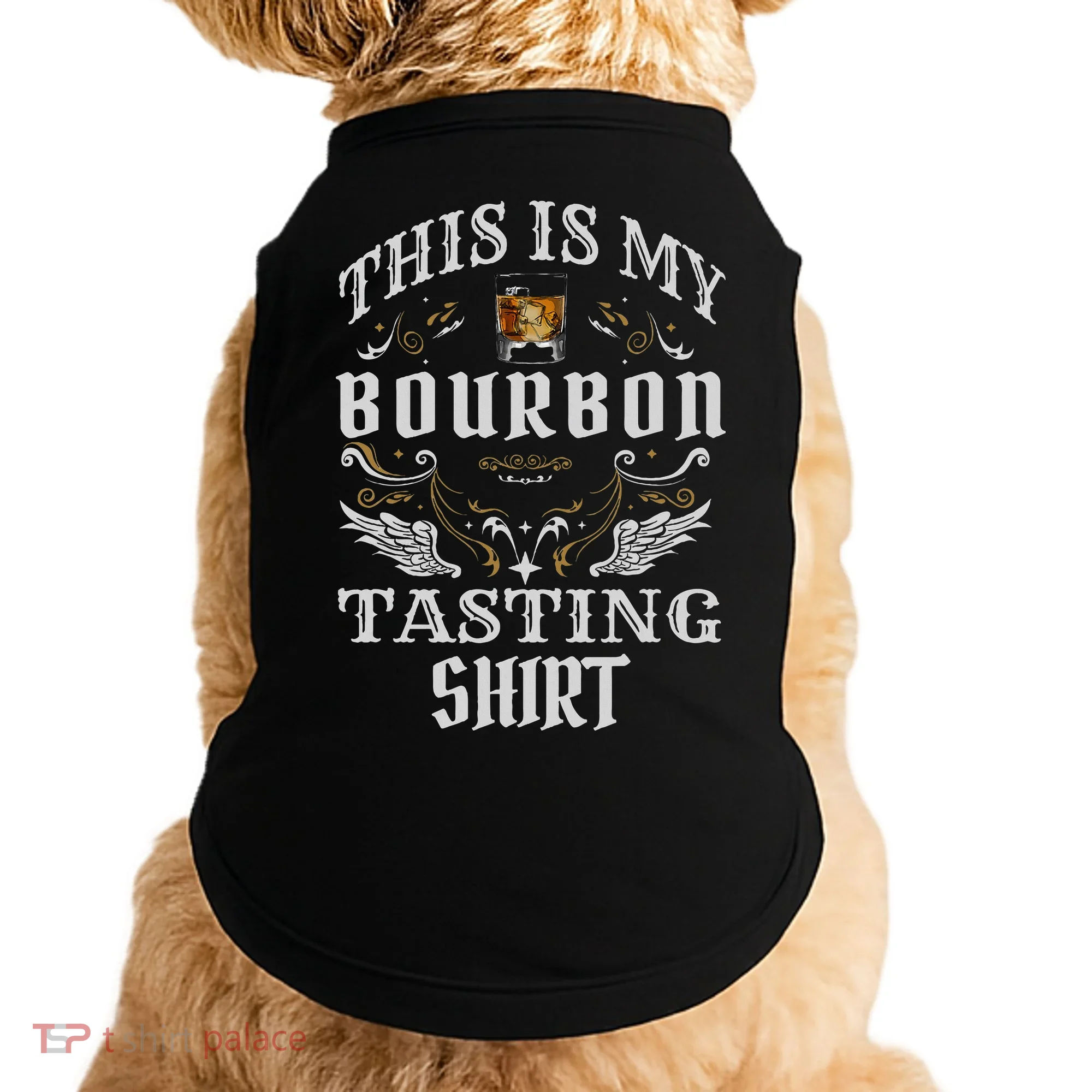 Funny Whiskey This Is My Bourbon Tasting Doggie Tank