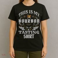 Funny Whiskey This Is My Bourbon Tasting T-Shirt thumb 4