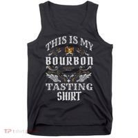 Funny Whiskey This Is My Bourbon Tasting Tank Top thumb 0