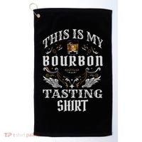 Funny Whiskey This Is My Bourbon Tasting Golf Towel thumb 0
