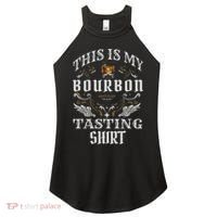Funny Whiskey This Is My Bourbon Tasting Women's Perfect Tri Rocker Tank thumb 0