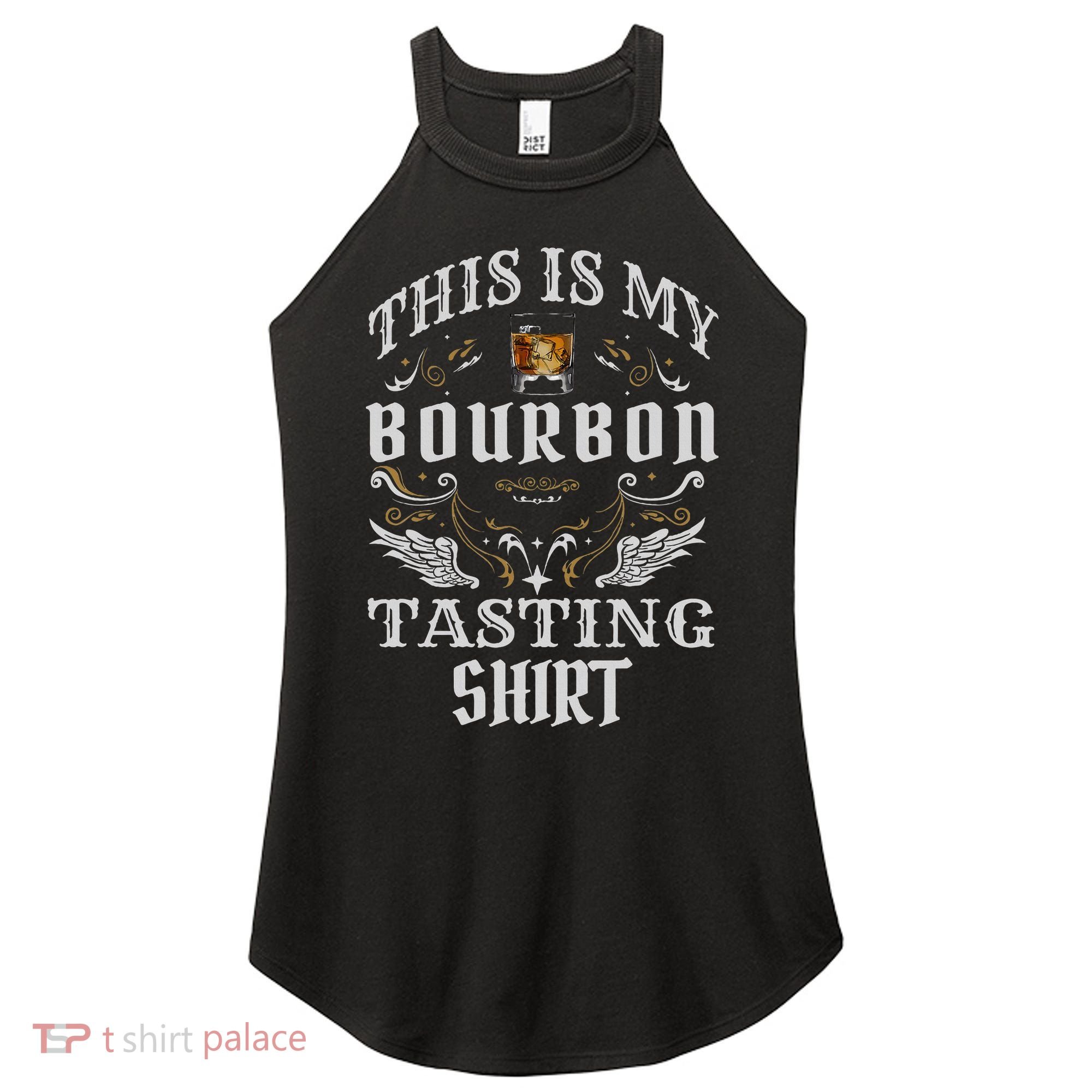 Funny Whiskey This Is My Bourbon Tasting Women's Perfect Tri Rocker Tank