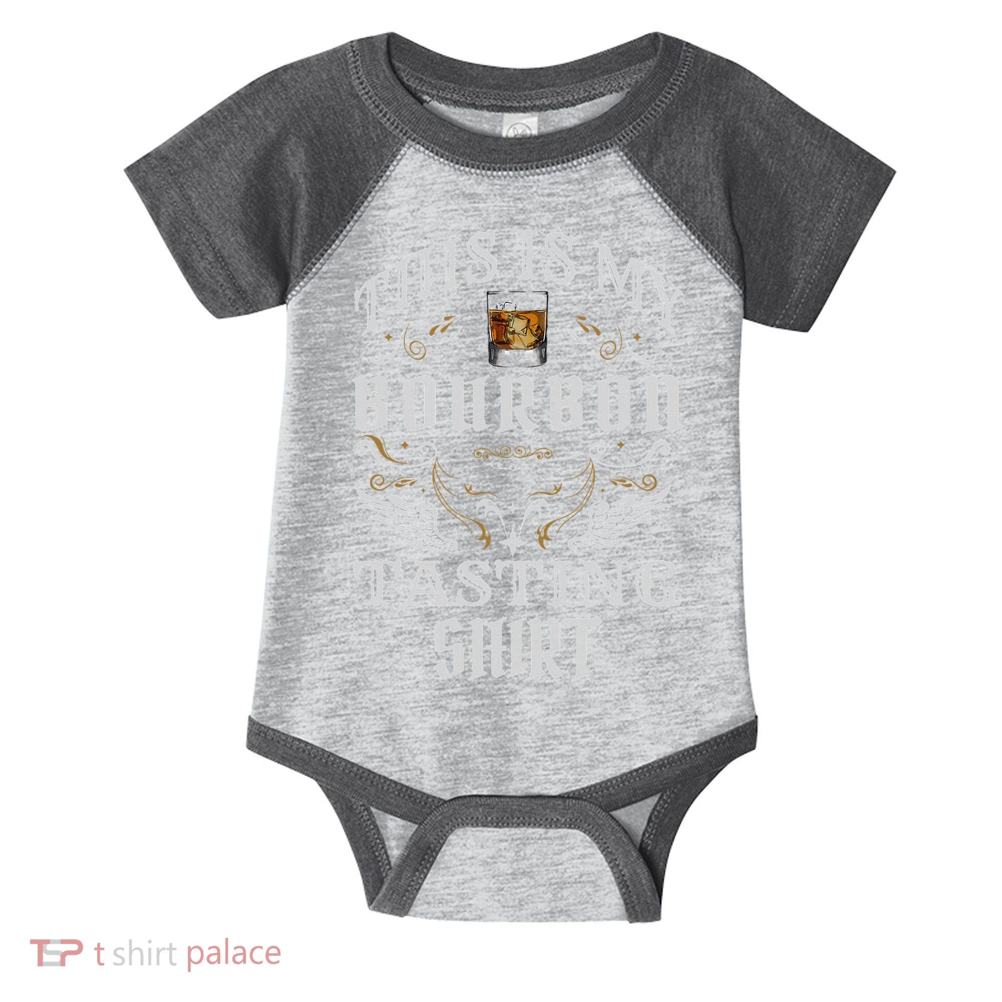 Funny Whiskey This Is My Bourbon Tasting Infant Baby Jersey Bodysuit