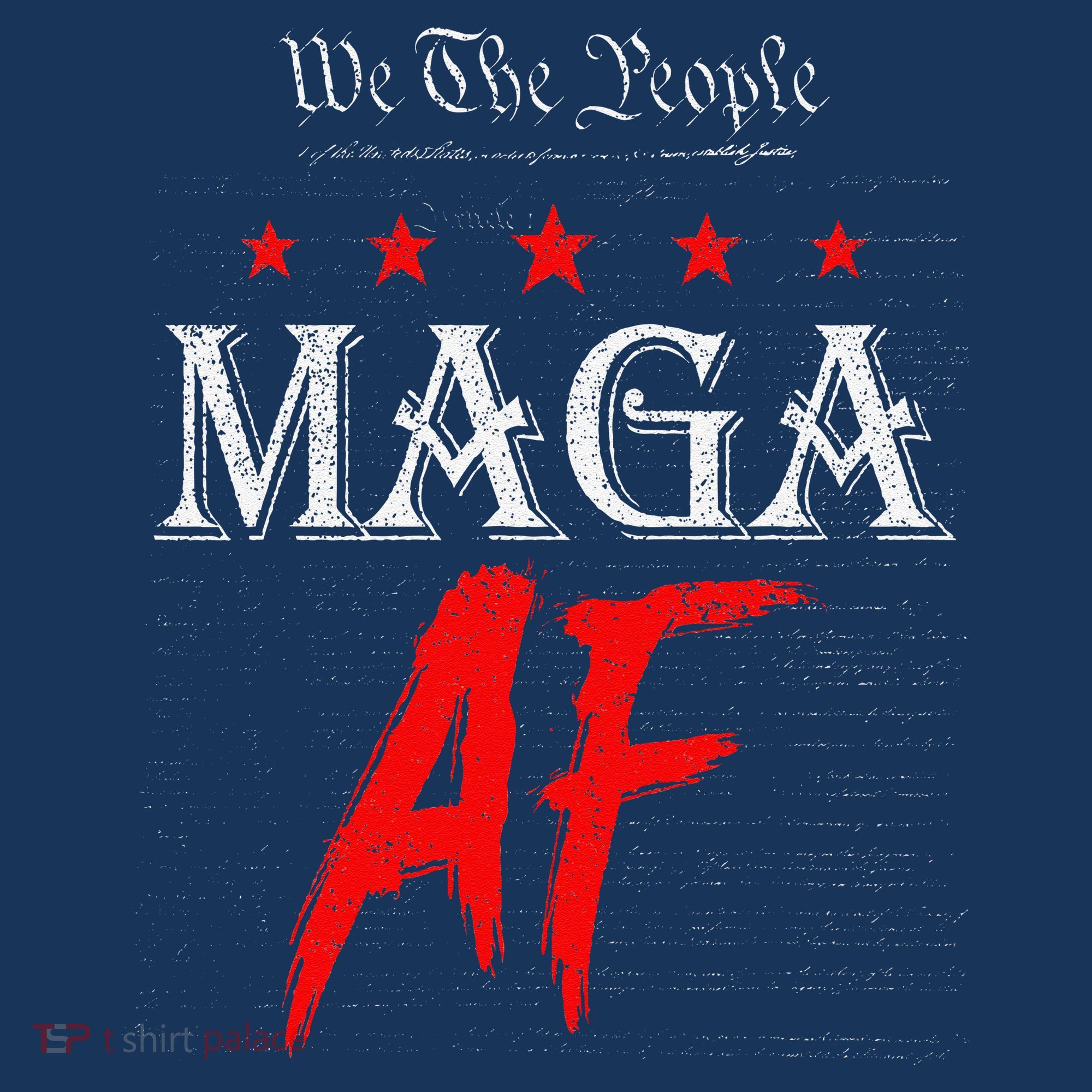 Funny We The People Maga Af Us Flag We The People Maga Af Women's Hoodie